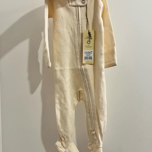 L'ovedbaby Cream Kids Footie - Picture 1 of 3